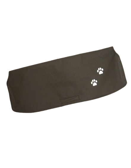 Rukávník černý na kočárek zateplený, nepromokavý